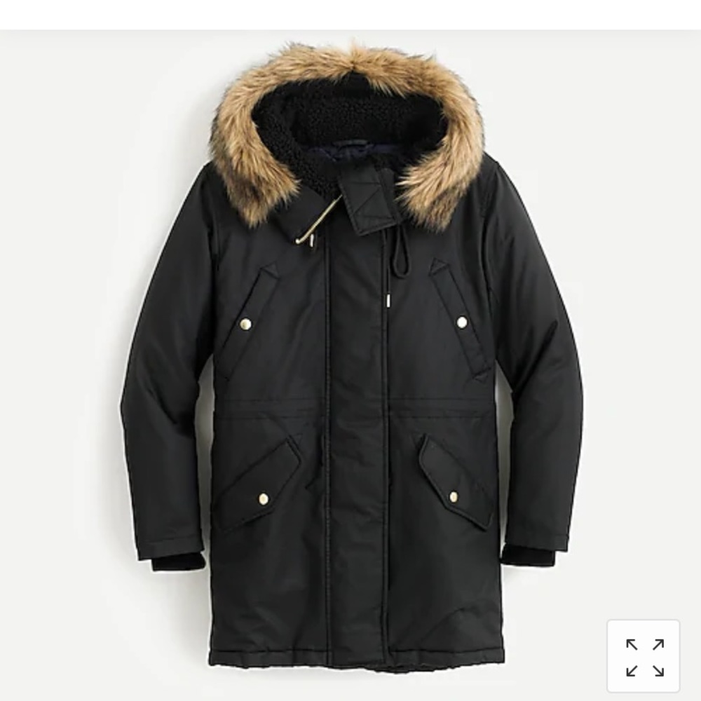 J Crew perfect winter parka
